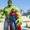 Supergirl vs Hulk GTA 5 Cocobibu