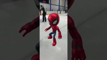 Slippery Ice 🧊 Spidey #shorts #svfv015