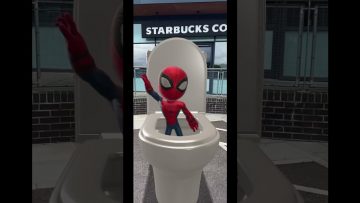 SPIDEY in the Gym on Treadmill #shorts #spidey #2