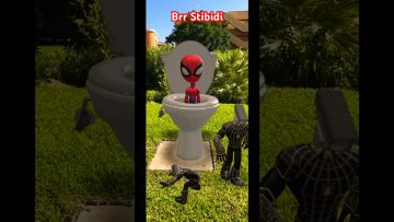 Spidey Skibidi Toilet Dance: Epic Spider-Man Moves in the toilet! #shorts #2